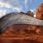 Ubicación de marfil en el desierto carmesí