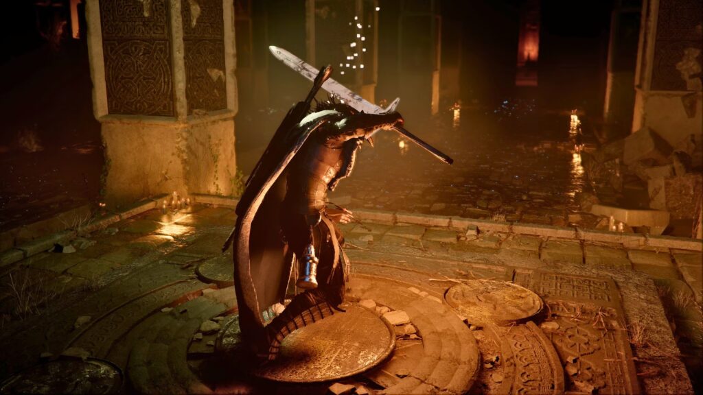 Ubicación de la espada del veredicto justo en el desierto carmesí