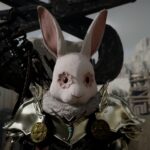 Ubicación de la máscara de conejo en el desierto carmesí