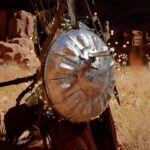 Ubicación del escudo de escopeta en el desierto carmesí