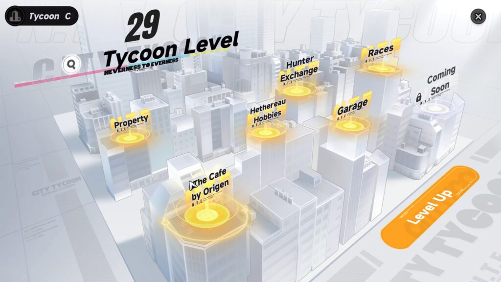 Guía de ascenso de rango de City Tycoon y recompensas en NTE (Neverness to Everness)