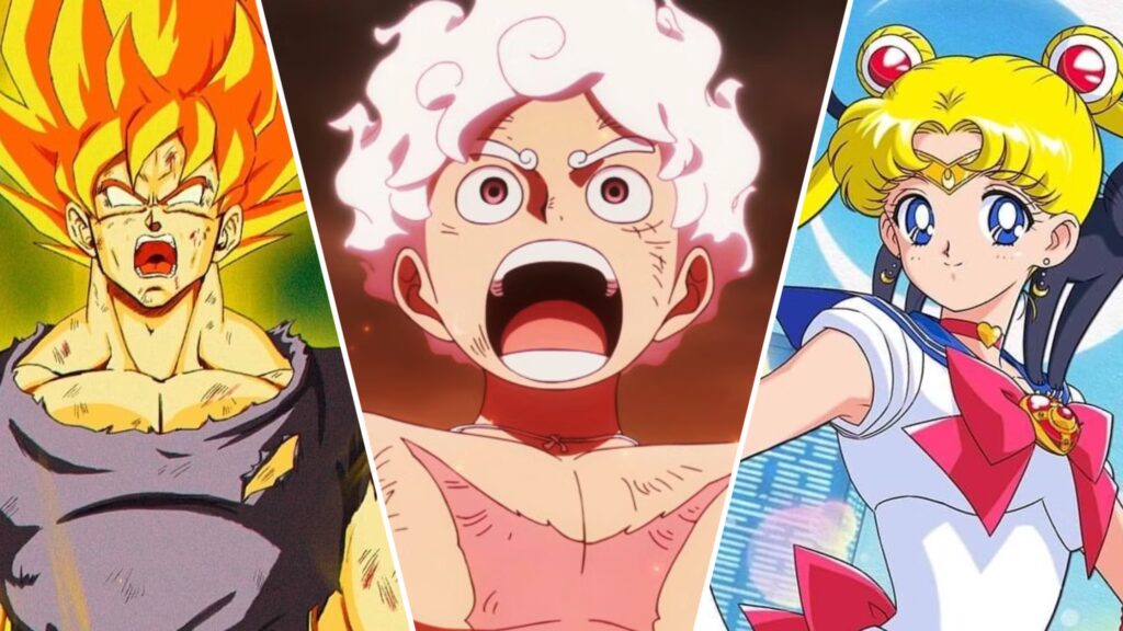 7 transformaciones icónicas del anime que rivalizan con el Gear 5 de Luffy