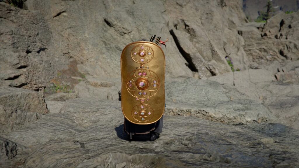 Desierto Carmesí: Ubicación del gran escudo de Lucon