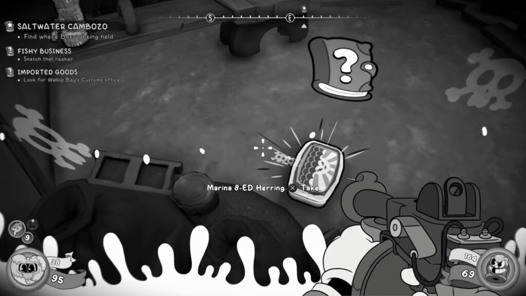 Ubicación del arenque enlatado: Mouse PI para contratar Fishy Business