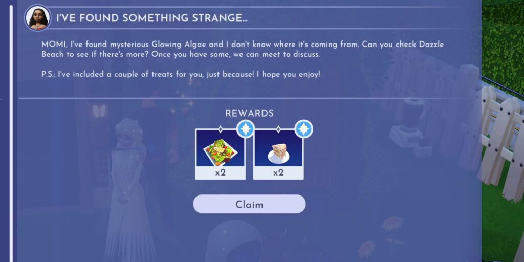 Tutorial de Whispers in the Wind Quest en Disney Dreamlight Valley