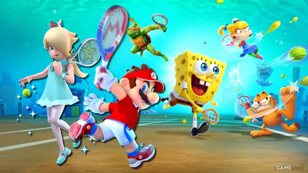 El nuevo juego es como Mario Tennis, pero con personajes de Nickelodeon