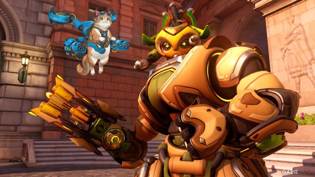 Jetpack Cat y Orisa de Overwatch son una combinación más letal de lo que piensas