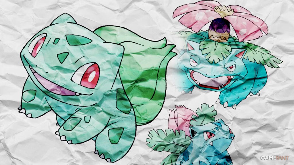Fanático de Pokémon crea nuevos diseños para Bulbasaur y sus evoluciones