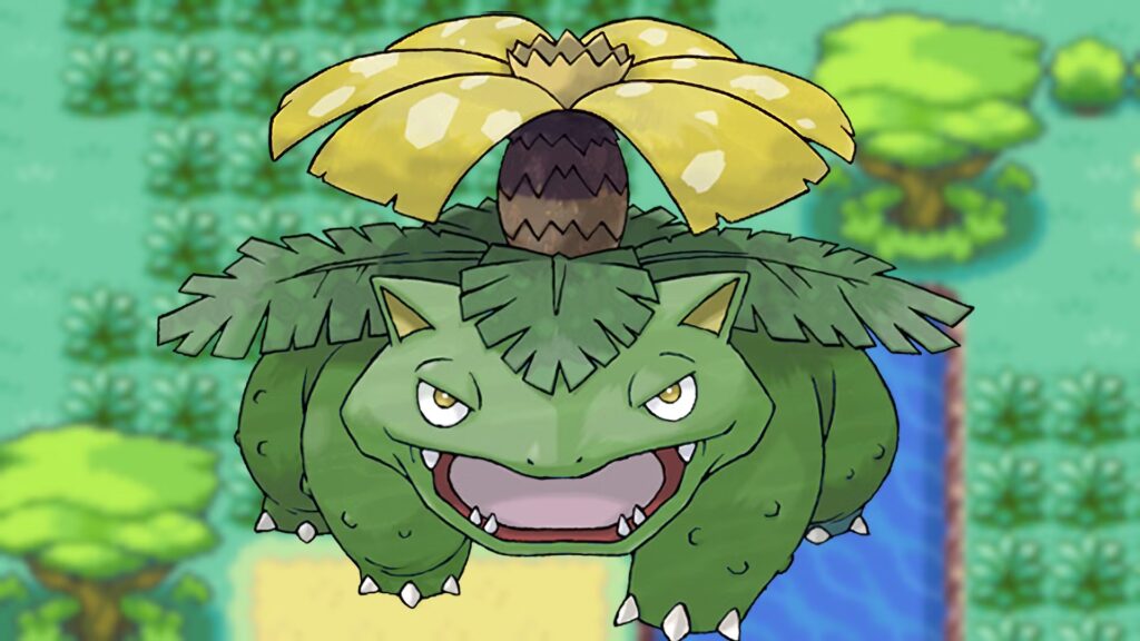 El jugador de Pokémon LeafGreen pasa 2,5 años superando el juego utilizando únicamente brillos verdes