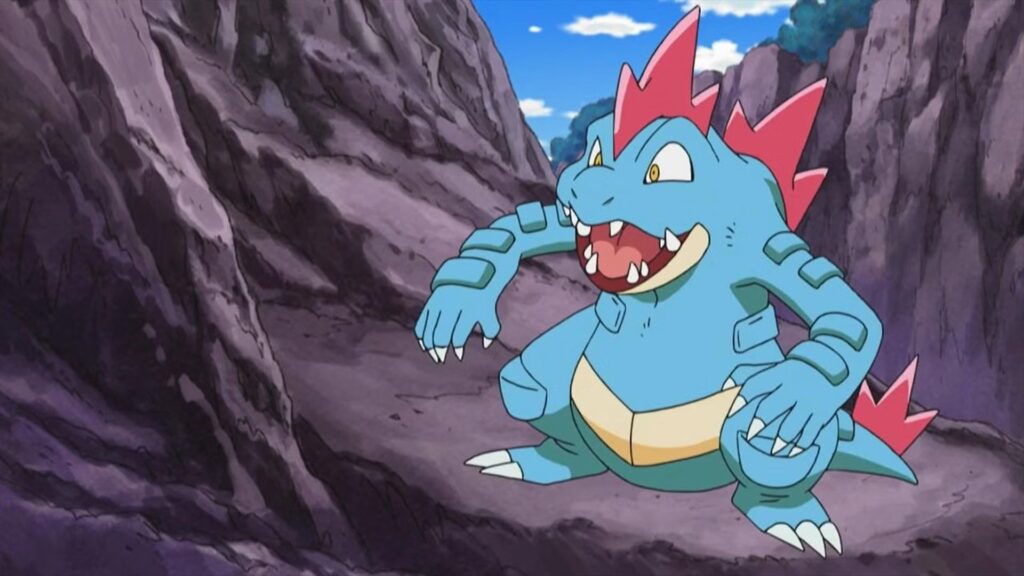 Fanático de Pokémon construye Feraligatr de metal de tamaño natural