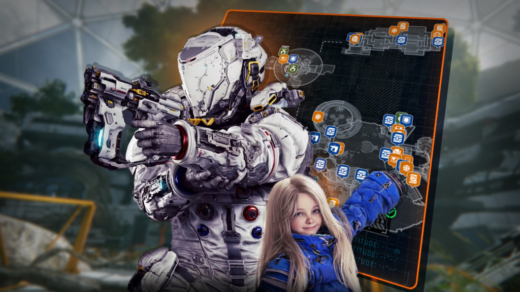 Pragmata - Mapa interactivo de Terra Dome