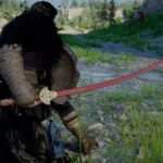 Ubicación de la espada de la aguja roja en el desierto carmesí