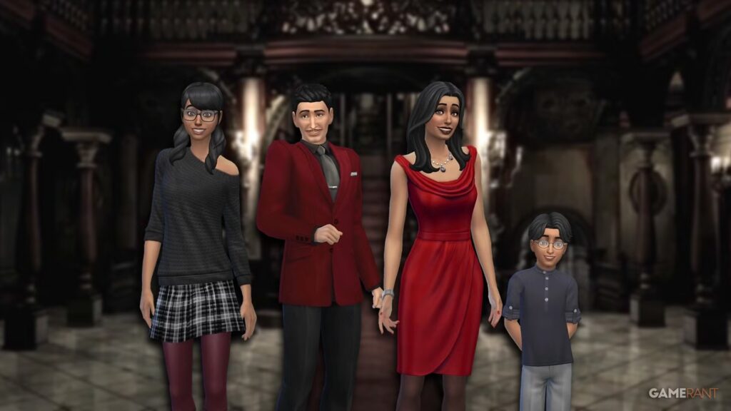 Fan de Resident Evil muestra una impresionante recreación de la mansión Spencer en Los Sims