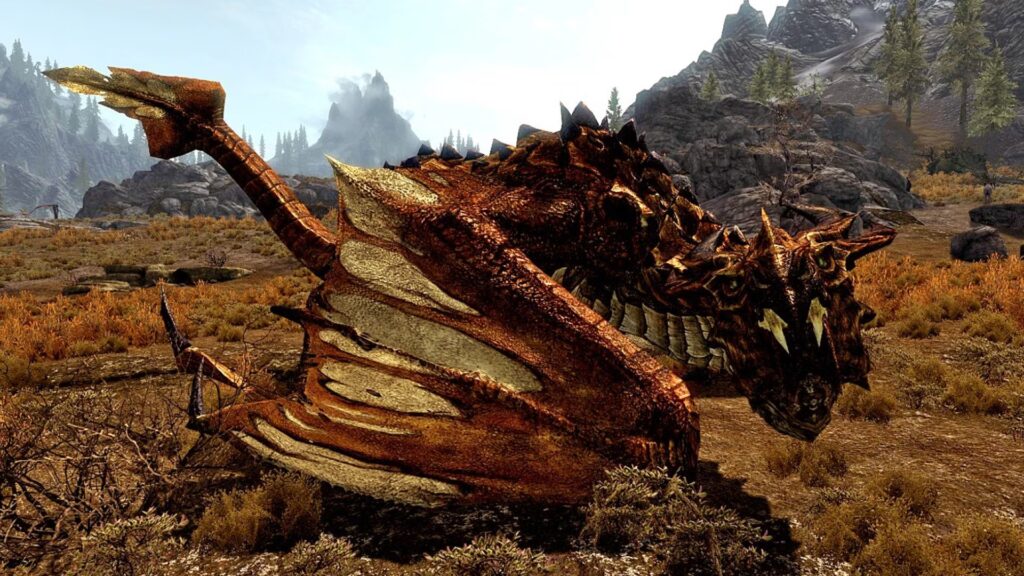 Skyrim Mod agrega una nueva y salvaje forma de derrotar a los dragones
