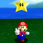Un jugador está jugando a Super Mario 64 usando nada más que sus ojos