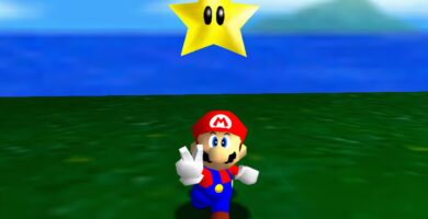 Un jugador está jugando a Super Mario 64 usando nada más que sus ojos
