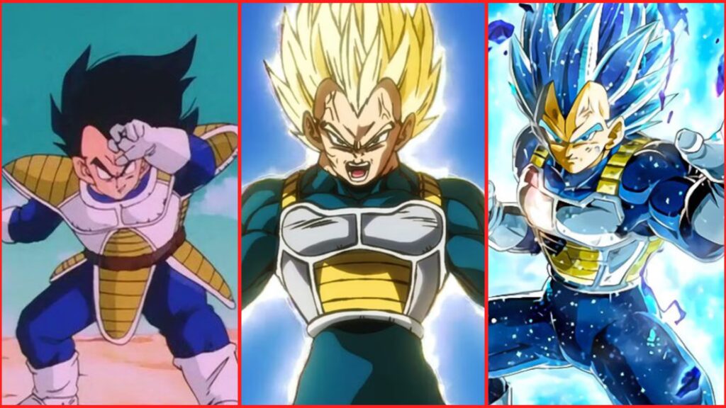 El ataque más fuerte de Vegeta en cada forma, clasificado