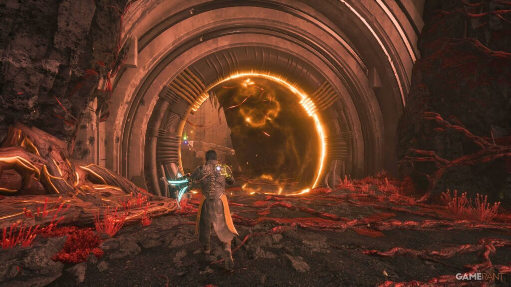 Cómo abrir salas de barreras amarillas en Saros