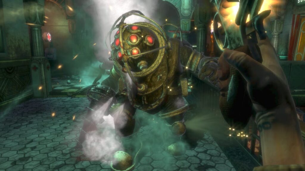 Fan de BioShock construye el impresionante LEGO Big Daddy