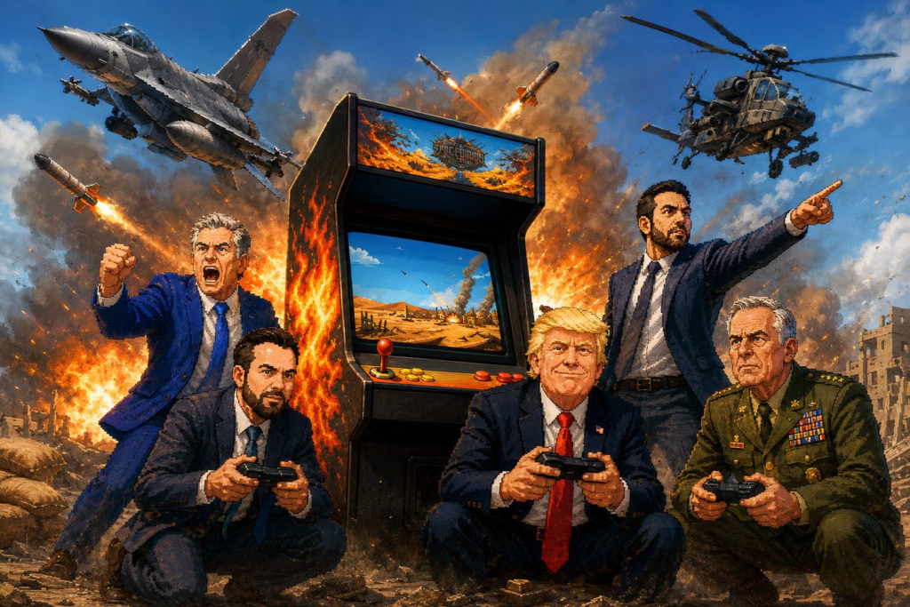 La gamificación política de la guerra