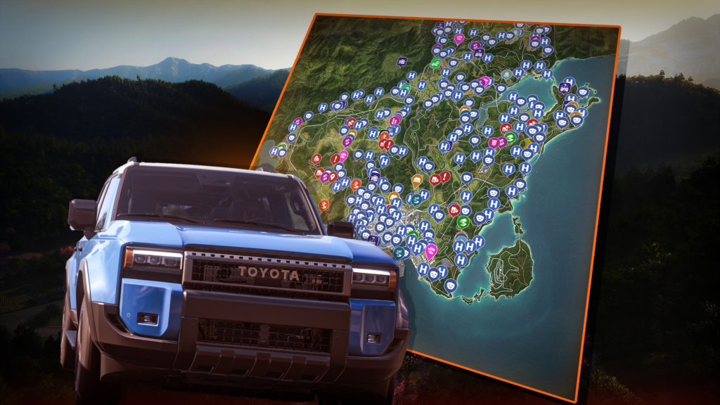 Mapa interactivo de Forza Horizon 6