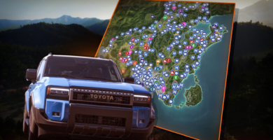 Mapa interactivo de Forza Horizon 6
