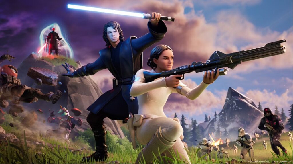 Fortnite trae de vuelta el primer cosmético de pase exclusivo a la tienda (y es un aspecto de Star Wars)
