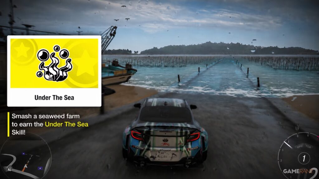 Ubicación de la granja de algas en Forza Horizon 6 (Under the Sea Challenge)