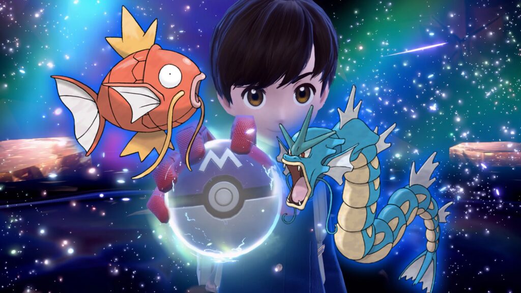 La filtración de Pokémon da un vistazo a las formas cortadas de Magikarp y Gyarados en escarlata y violeta