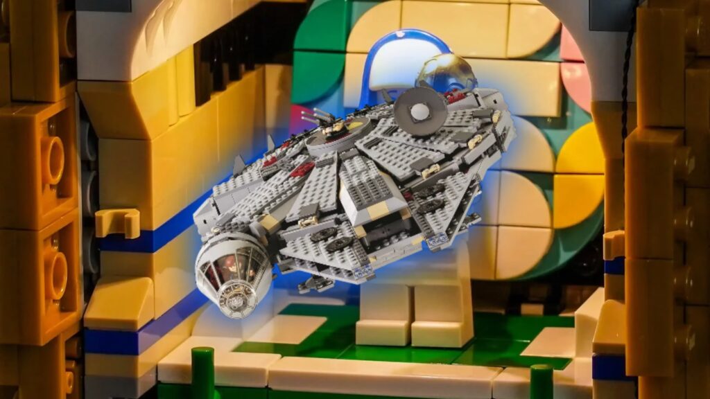 Fan de LEGO transforma el set de la Copa Mundial de la FIFA 2026 en el Halcón Milenario sin piezas adicionales