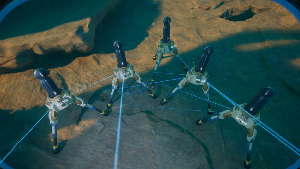 Granja de metal en Subnautica 2