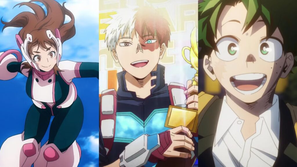 Todas las clasificaciones de héroes profesionales de los miembros de Clase 1-A en My Hero Academia