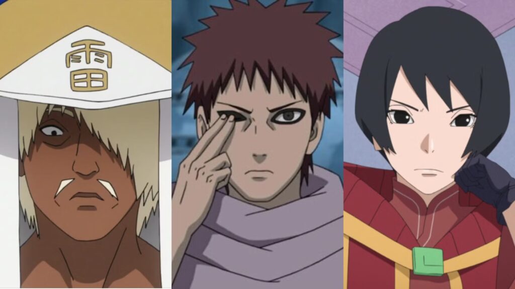 6 Kage más subestimados de Naruto