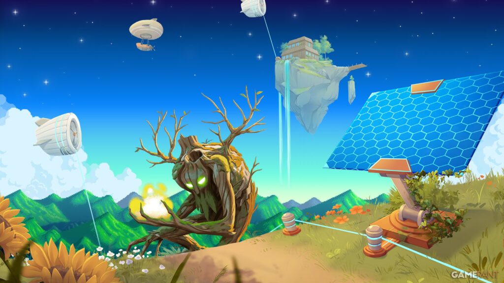 El nuevo juego de creación de supervivencia en mundo abierto en Steam es Stardew Valley y Valheim en islas flotantes