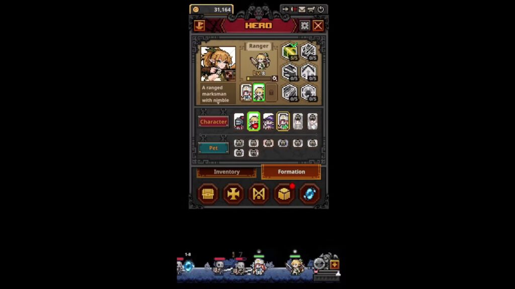 La mejor configuración de fiesta en TBH Task Bar Hero