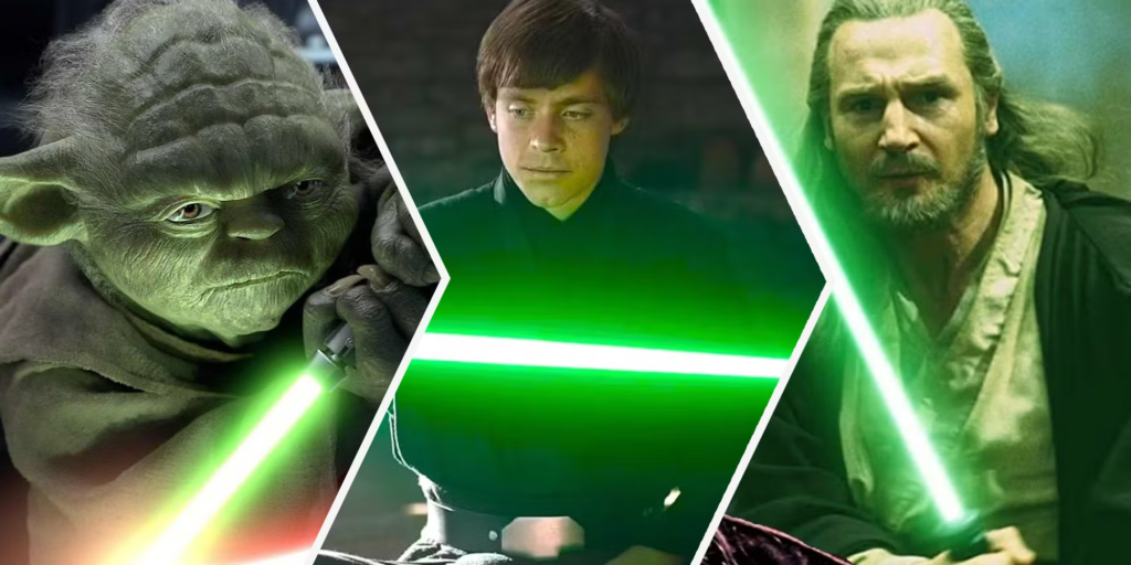 Los 10 usuarios de sables de luz verdes más fuertes de Star Wars, clasificados