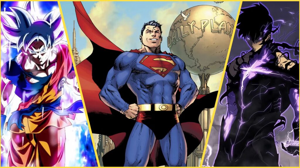 9 personajes de anime dominados y más fuertes que Superman