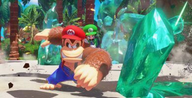 Donkey Kong Bananza se cruzará oficialmente con Super Mario Bros.