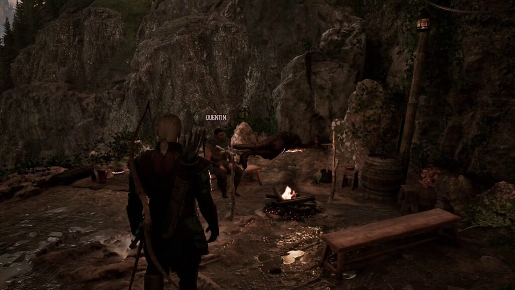 Ubicación de Quentin del remake de Gothic 1: guía del campamento de los pícaros