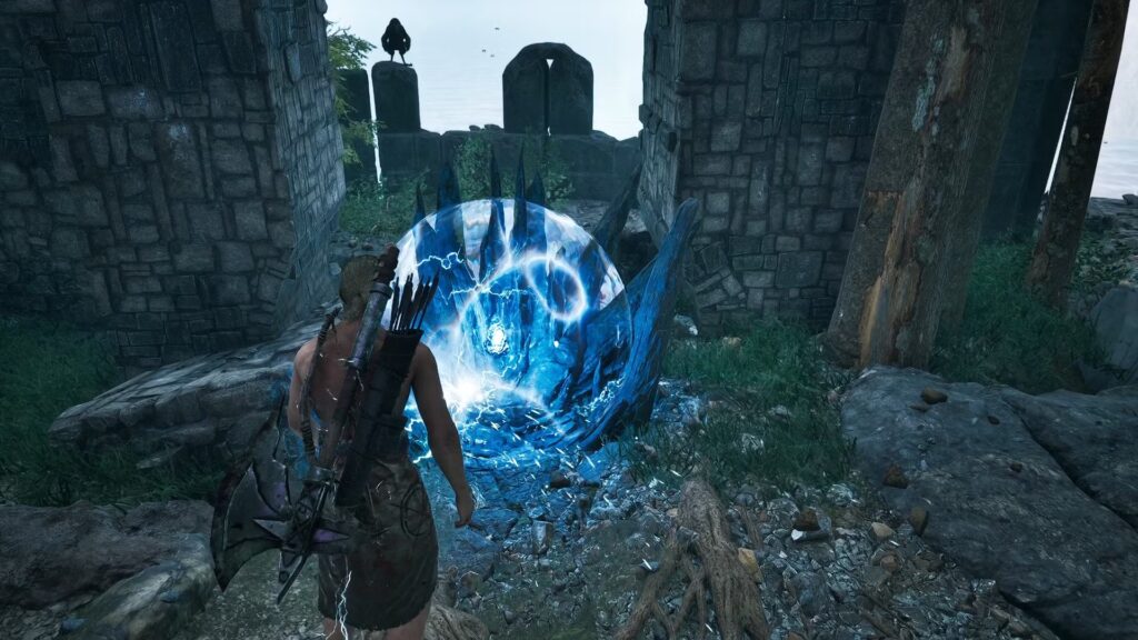 Tutorial de la piedra de enfoque en las ruinas del monasterio
