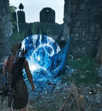 Tutorial de la piedra de enfoque en las ruinas del monasterio