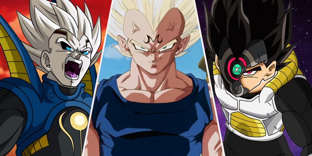 Las 8 versiones malvadas más fuertes de Vegeta en el multiverso, clasificadas